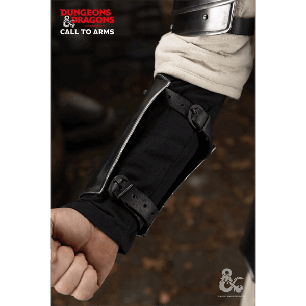 Dungeons & Dragons Steel Bracers - Polished