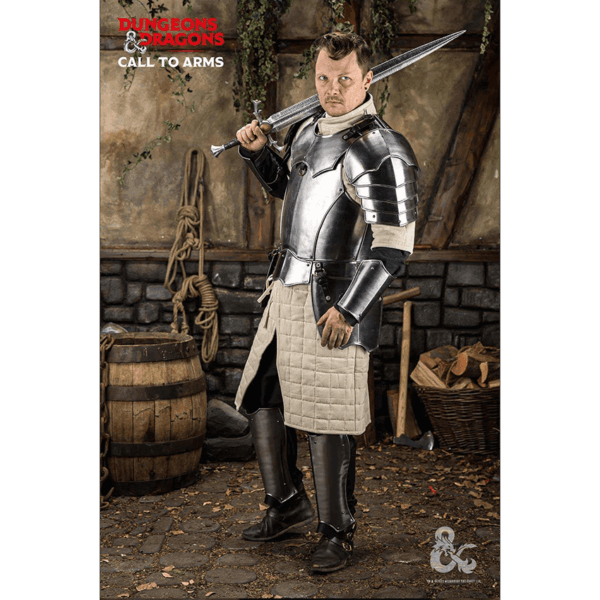 Dungeons & Dragons Steel Bracers - Polished
