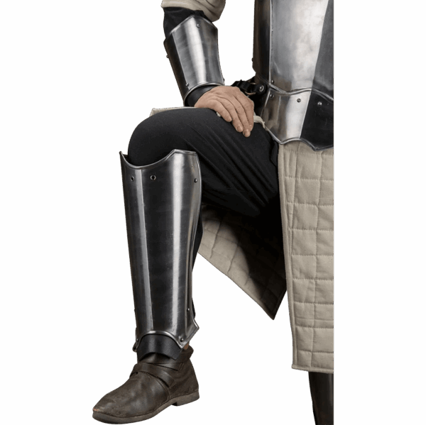 Dungeons & Dragons Steel Greaves - Polished