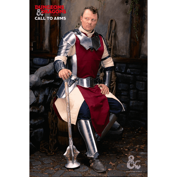 Dungeons & Dragons Steel Greaves - Polished - Image 7
