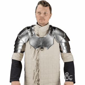 Dungeons & Dragons Steel Pauldrons - Polished