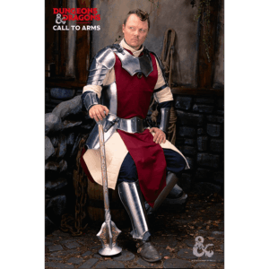 Dungeons & Dragons Steel Pauldrons - Polished