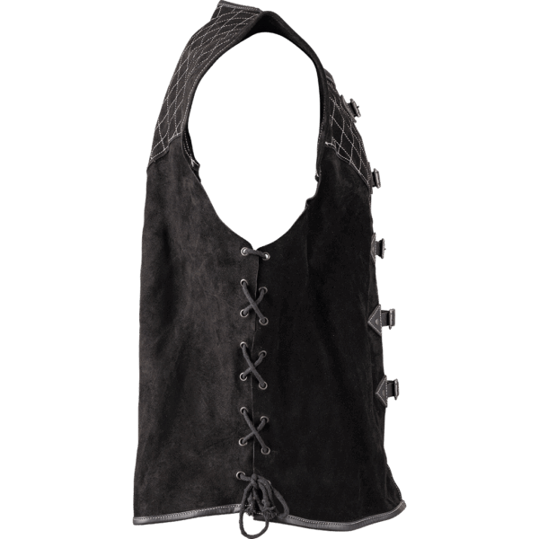 Ristridin Suede Vest