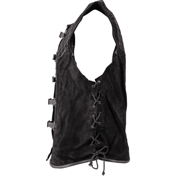 Ristridin Suede Vest