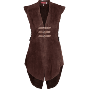 Cyra Womens Suede Vest