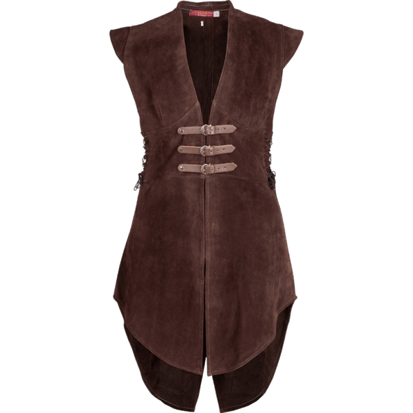 Cyra Womens Suede Vest