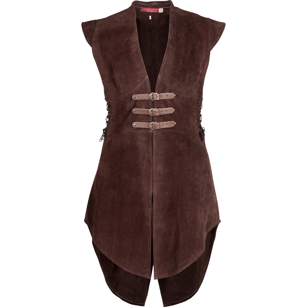 Cyra Womens Suede Vest