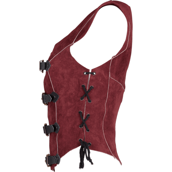 Veloria Womens Suede Vest
