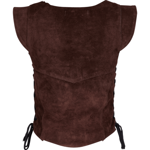 Veloria Womens Suede Vest