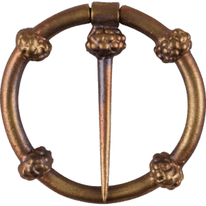 Flower Ring Cloak Pin