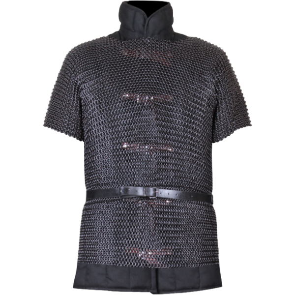 Arthur Blackened Chainmail Hauberk