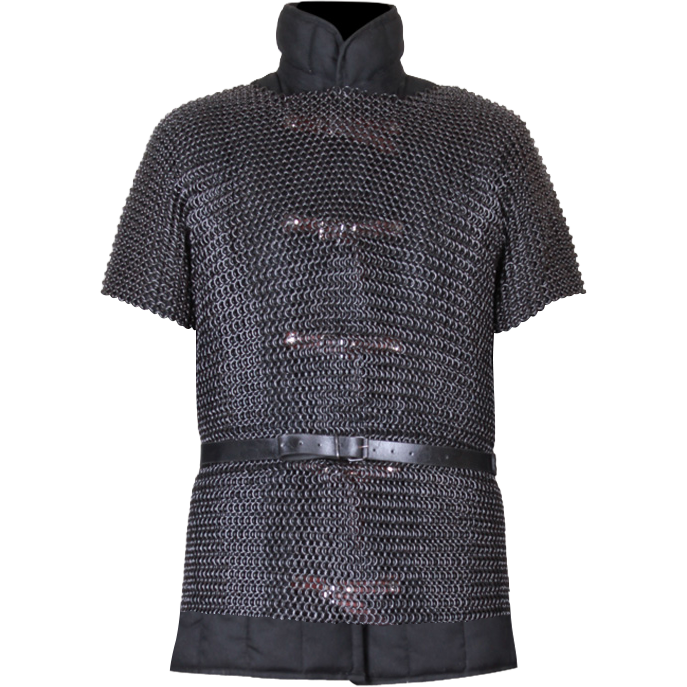 Arthur Blackened Chainmail Hauberk